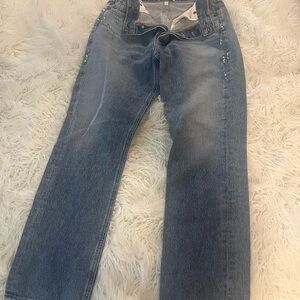 Agolde Women's Ankle Jeans in Medium Blue